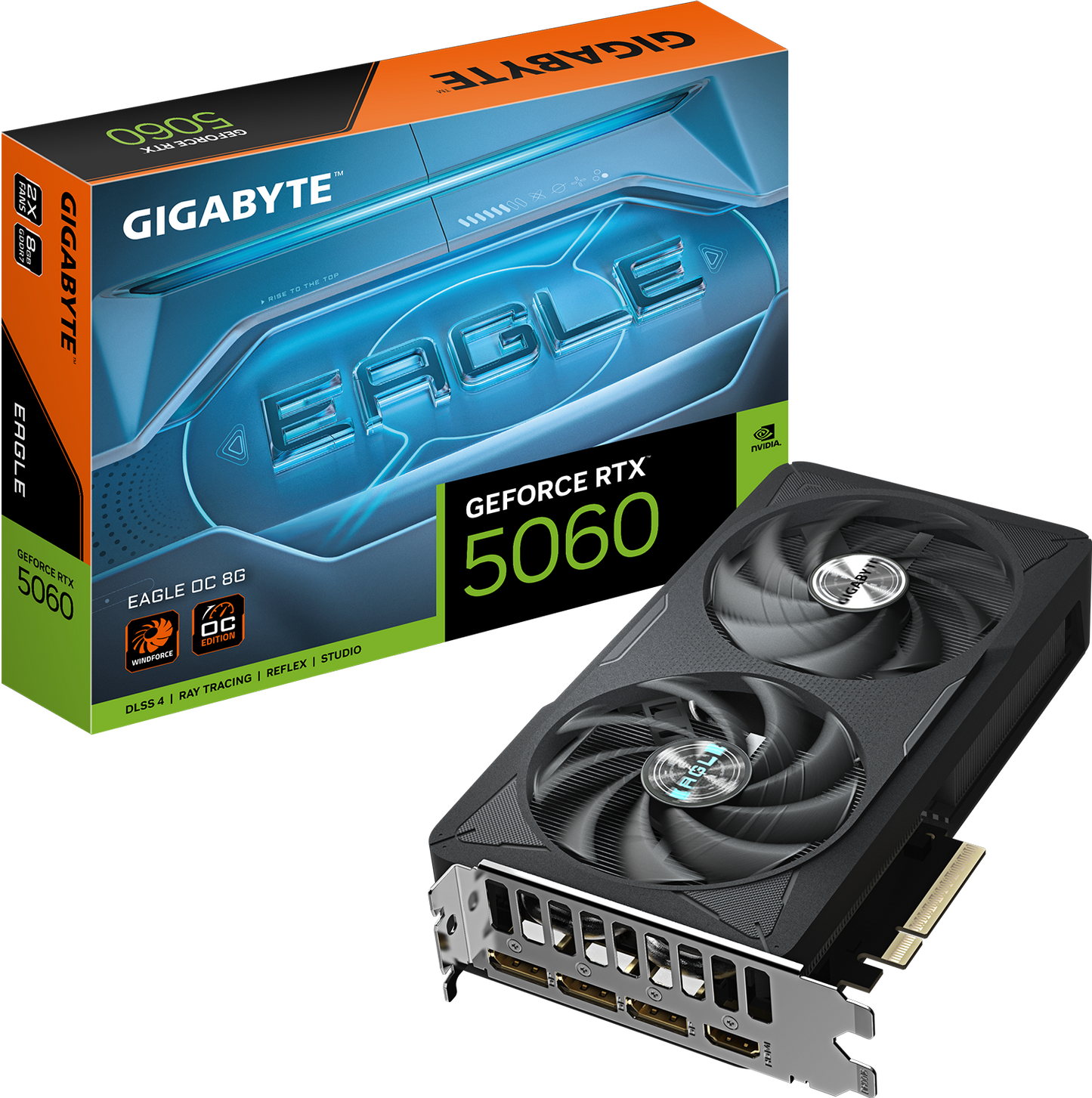 GIGABYTE GeForce RTX 5060 EAGLE OC 8G front view