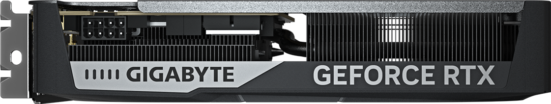 GIGABYTE GeForce RTX 5060 EAGLE OC 8G backplate view