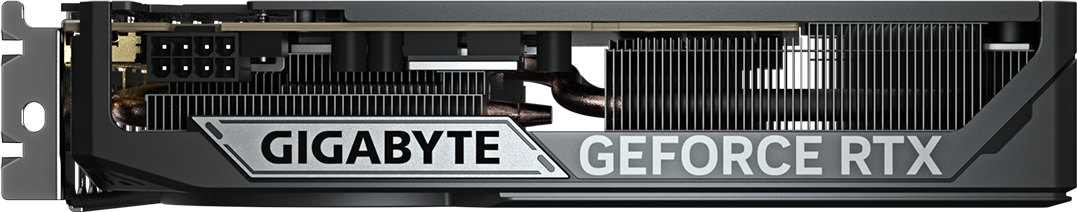 GIGABYTE GeForce RTX 5060 WINDFORCE MAX OC 8G backplate view