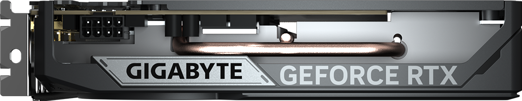 GIGABYTE GeForce RTX 5050 WINDFORCE OC 8G angled view