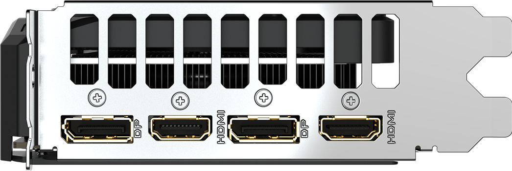 GIGABYTE GeForce RTX 5050 WINDFORCE OC 8G backplate view