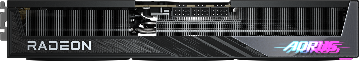 AORUS Radeon RX 9070 XT ELITE 16G rear view