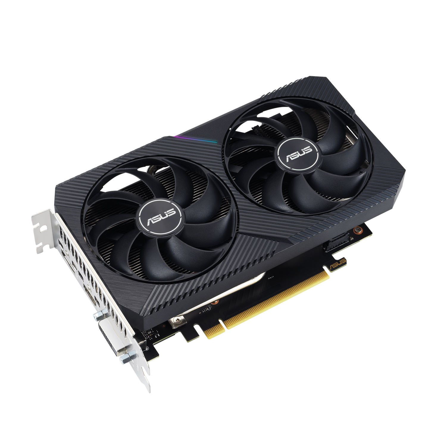 ASUS Dual RTX 3050 V2 8GB OC graphics card alternate view
