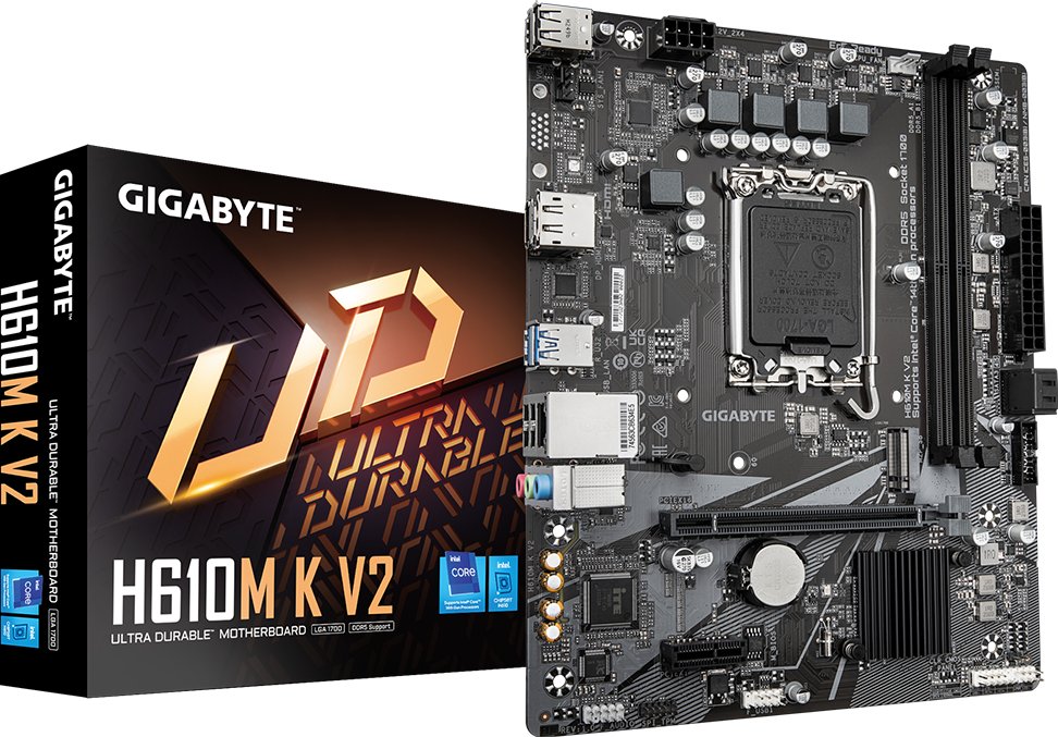 GIGABYTE H610M K V2 motherboard product view