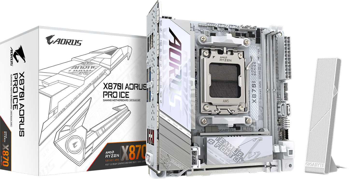 AORUS X870I PRO ICE motherboard product view