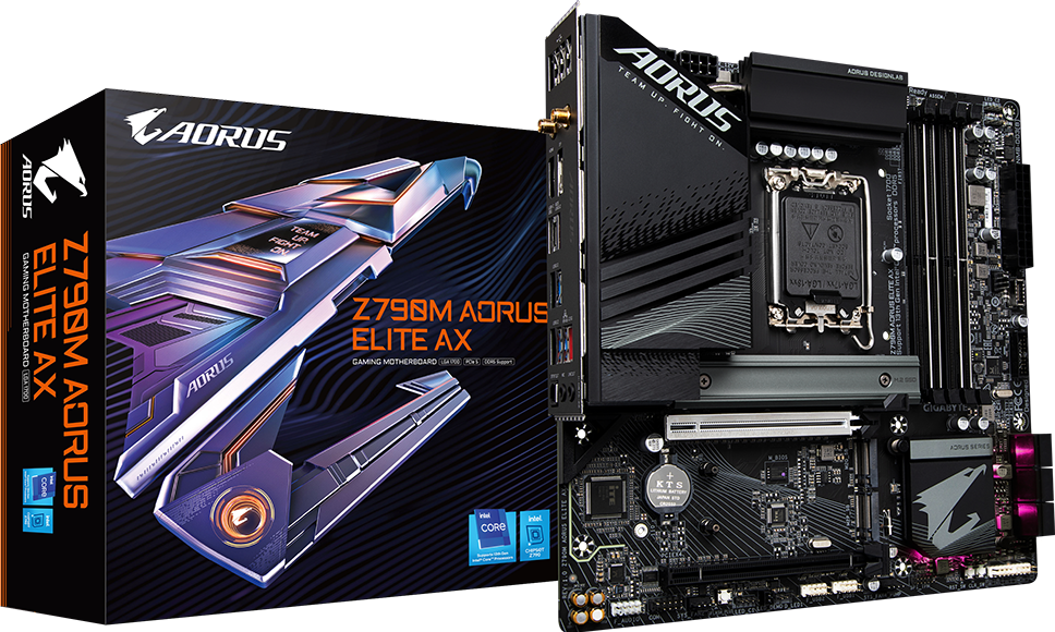 AORUS Z790M AORUS ELITE AX motherboard product view
