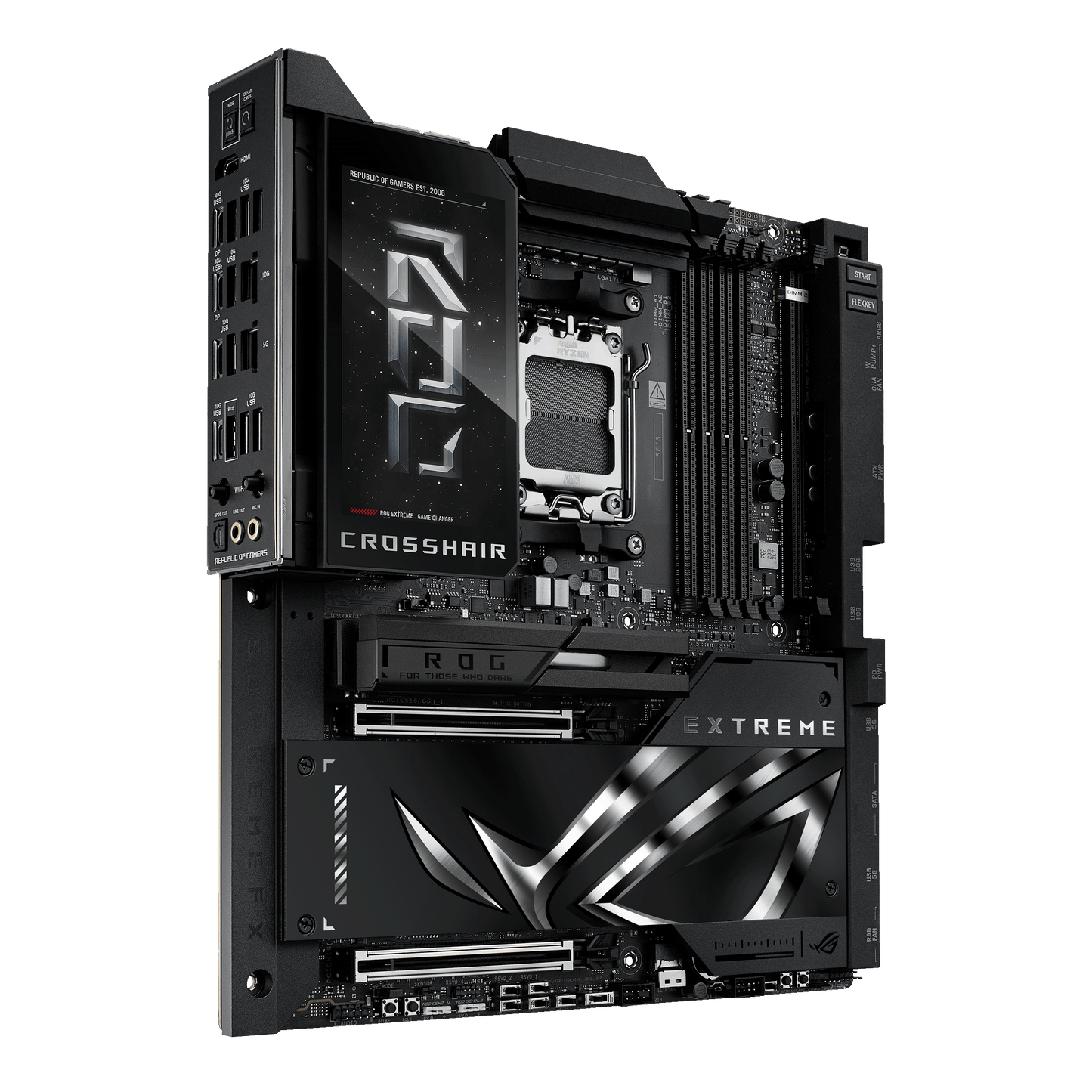 ASUS ROG Crosshair X870E Extreme motherboard alternate view