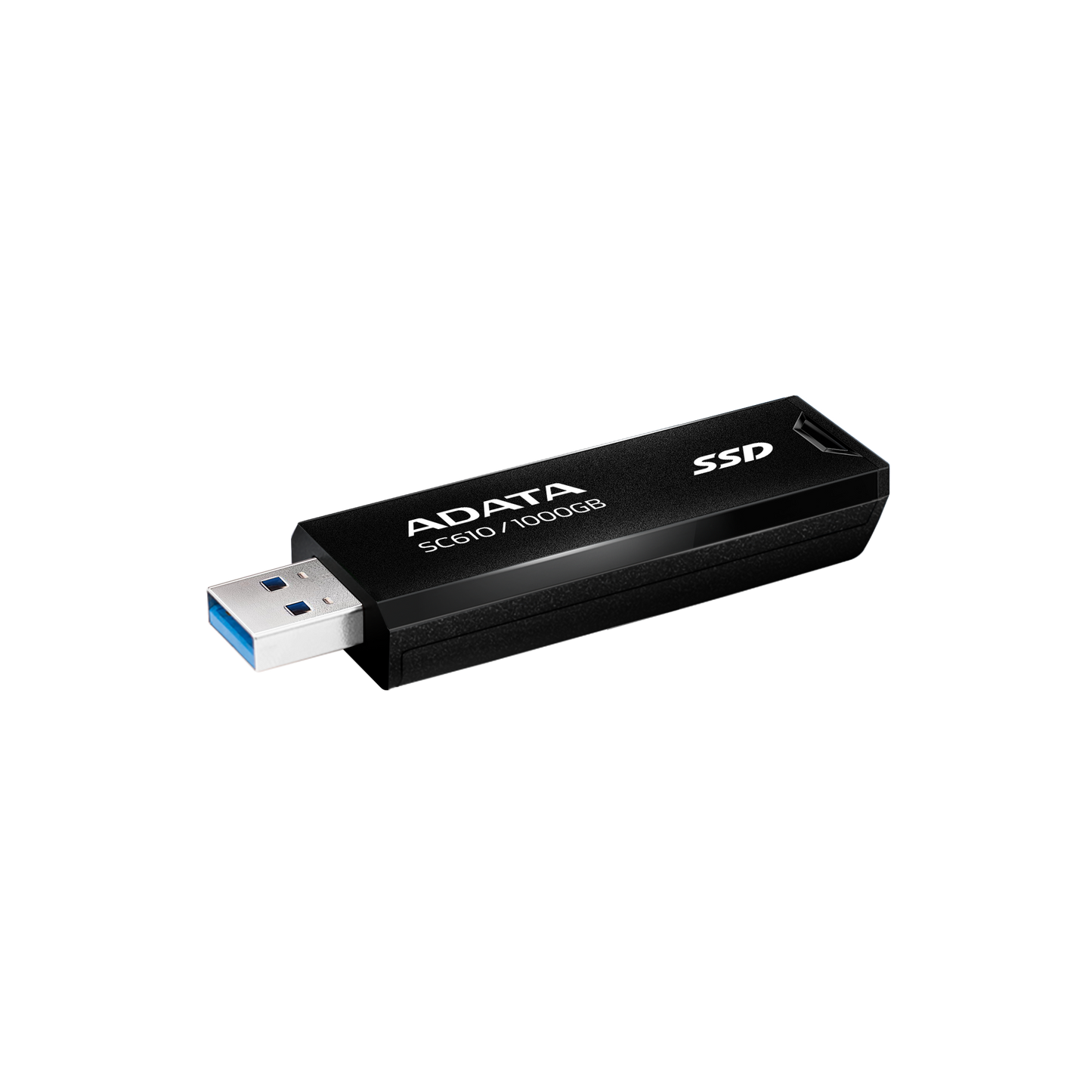 ADATA SC610 1000GB external SSD connector view