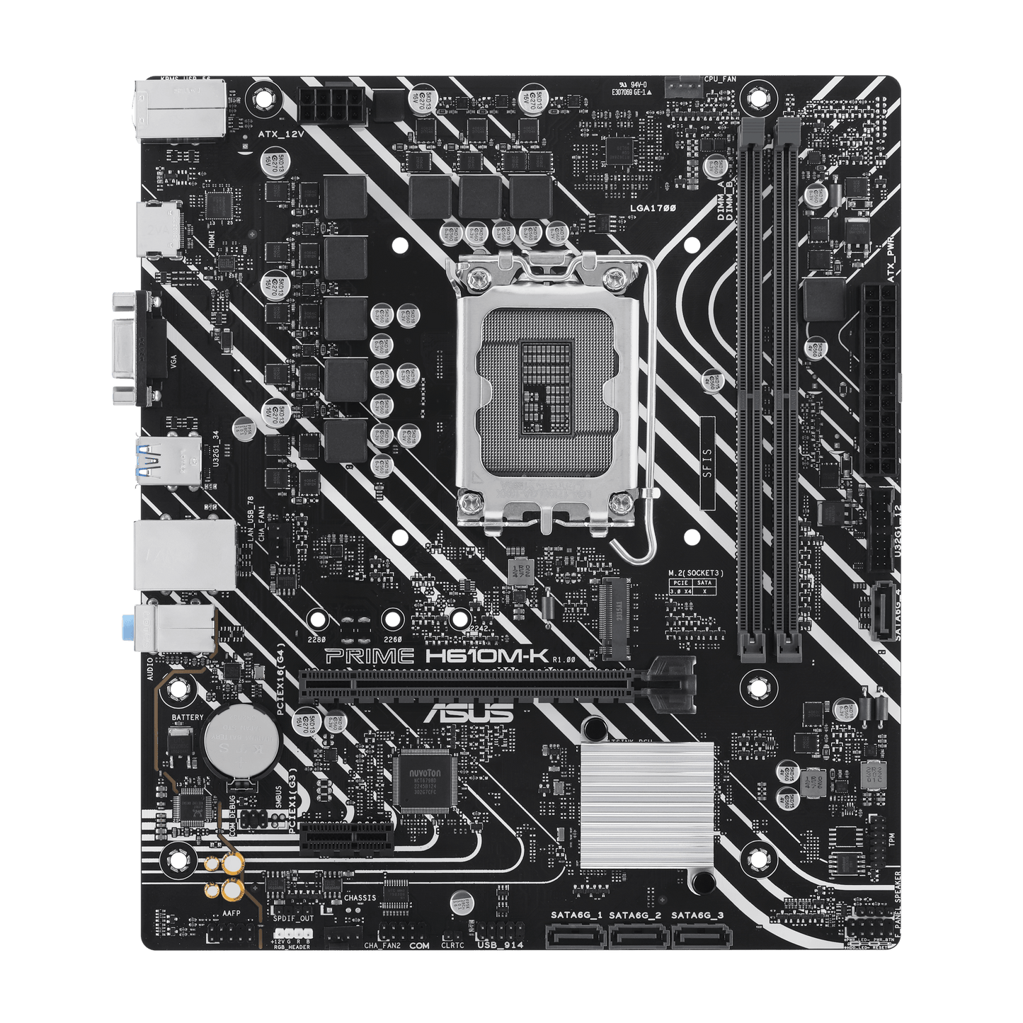 ASUS Prime H610M-K-CSM motherboard product view