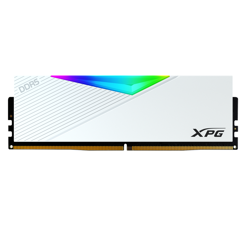 XPG LANCER RGB DDR5 white front view