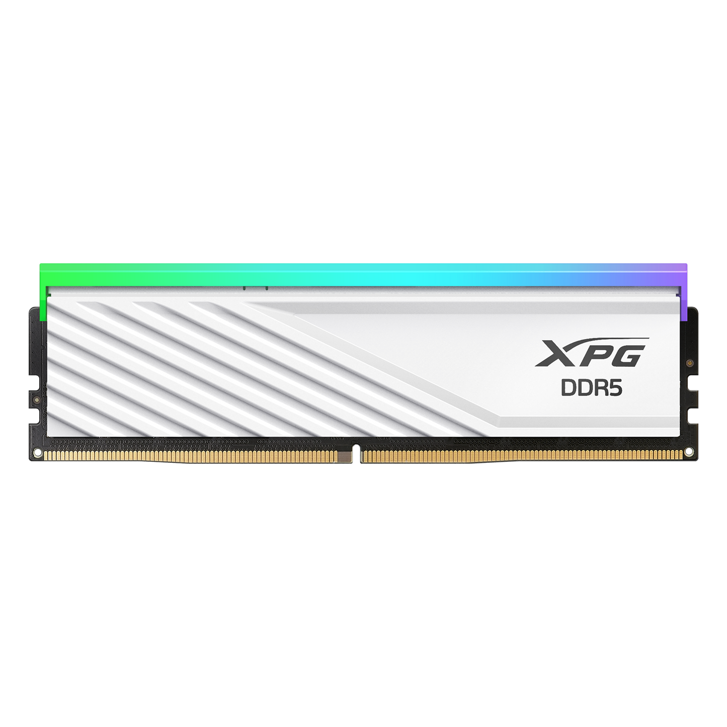 XPG LANCER BLADE RGB DDR5 white front view