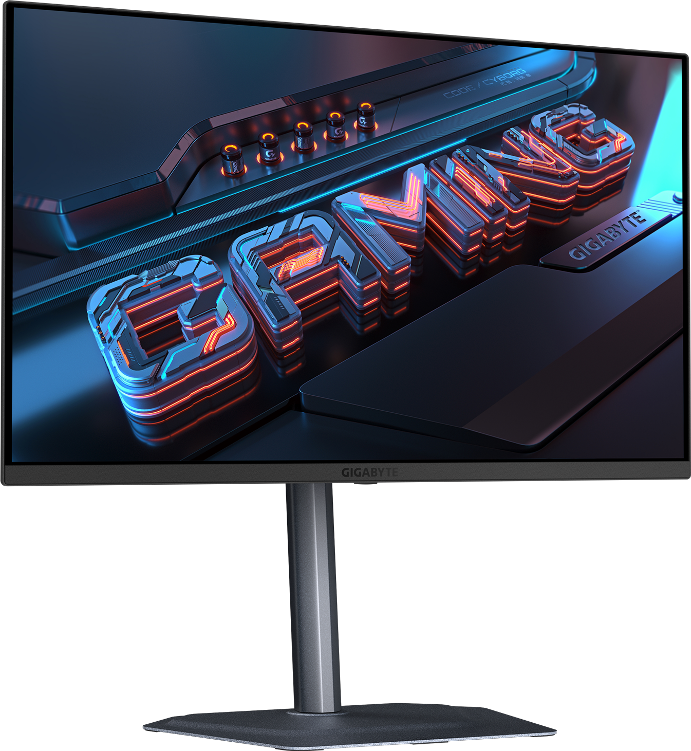 GIGABYTE MO27Q2A monitor rear view