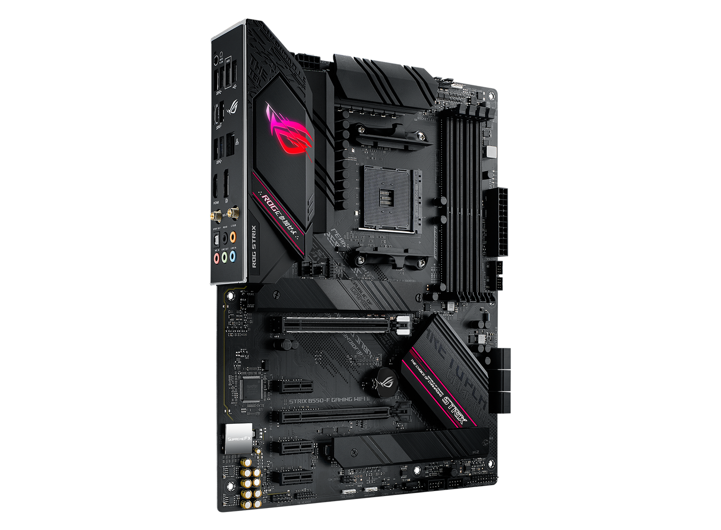 ASUS ROG Strix B550-F Gaming WIFI II motherboard alternate view