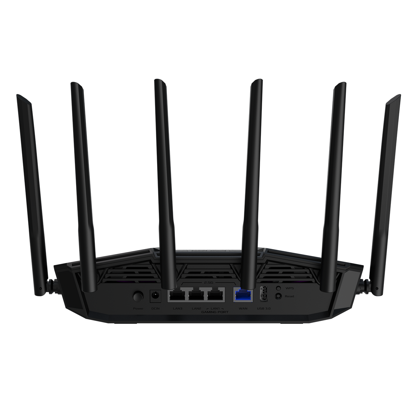 ASUS TUF Gaming BE6500 WiFi 7 router alternate view