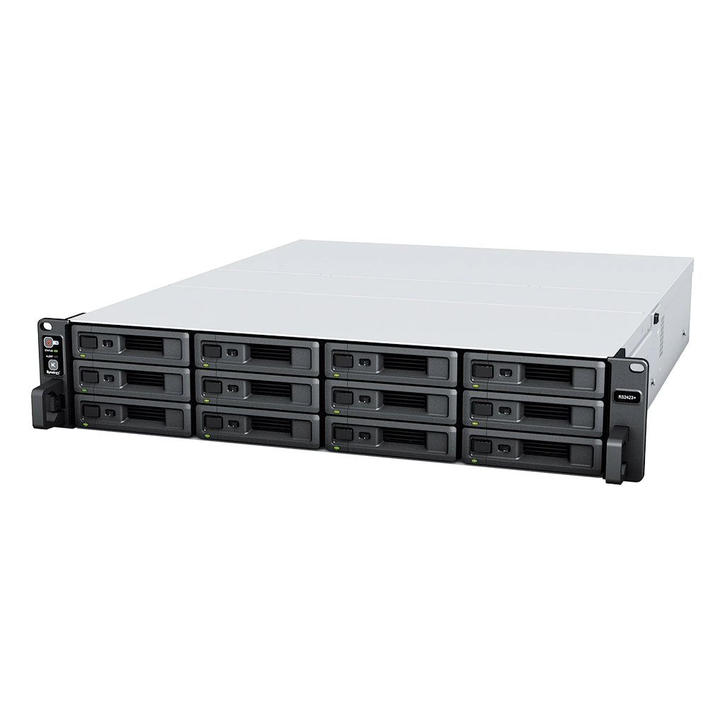 Synology RackStation RS2423+ NAS rear view