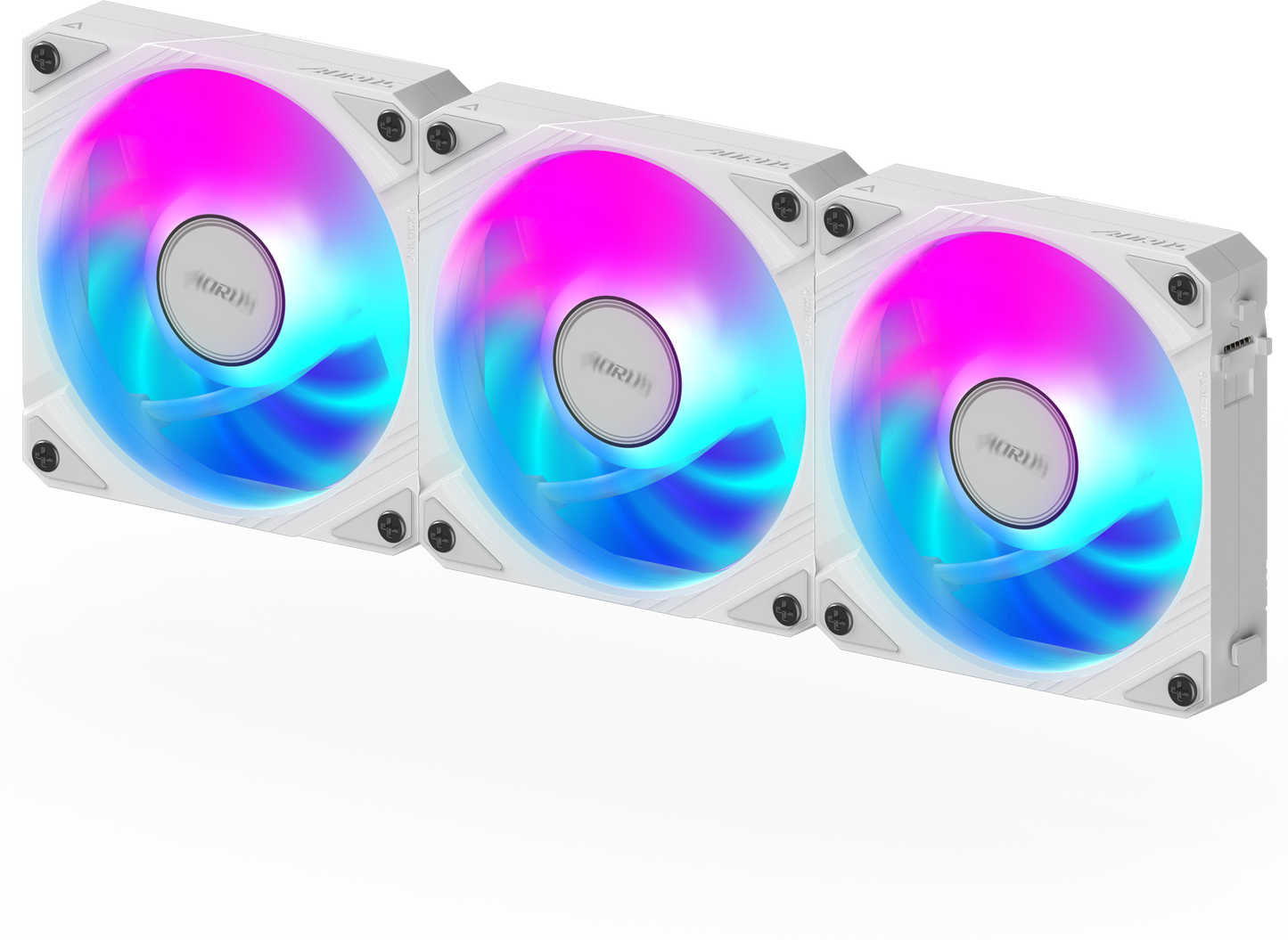 AORUS EZ CHAIN FAN 120 ICE triple pack product view