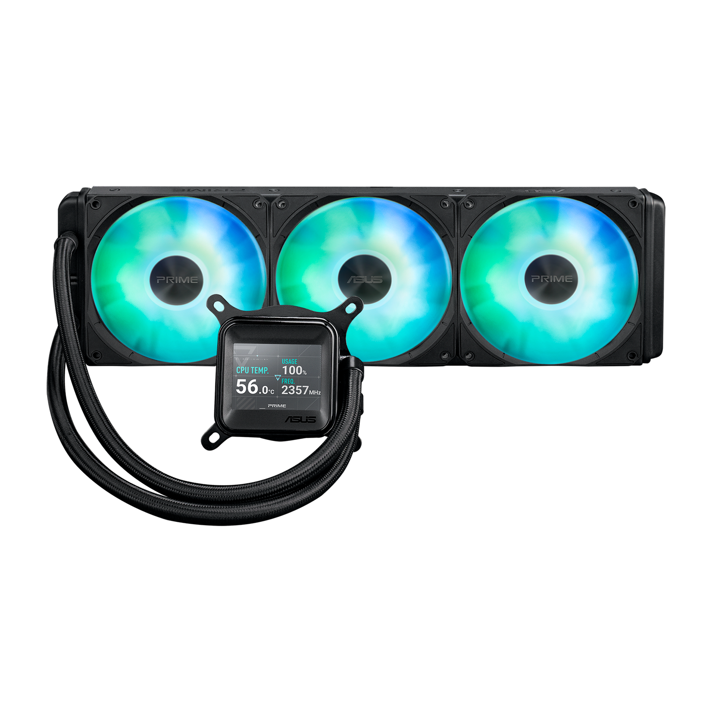 ASUS Prime LC 360 ARGB LCD AIO cooler product view