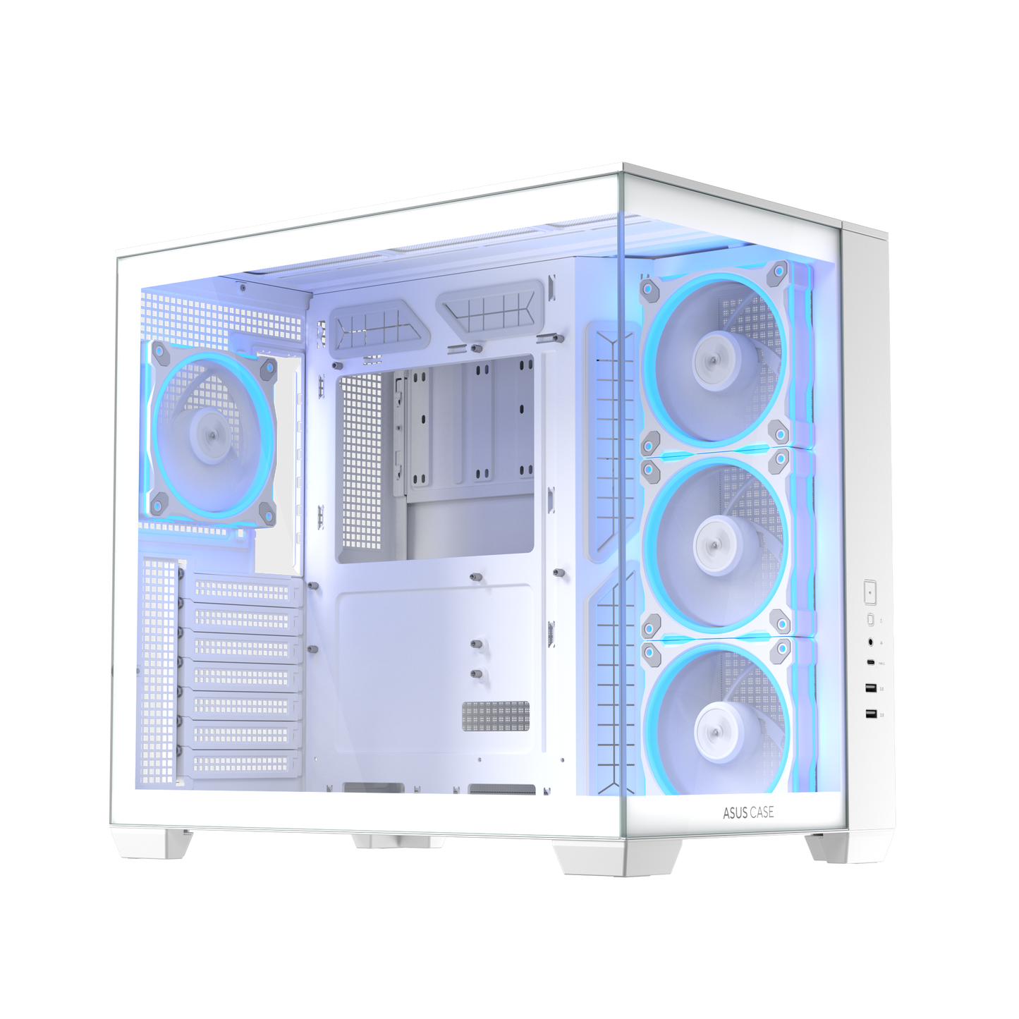 ASUS A32 Plus black ATX case alternate view