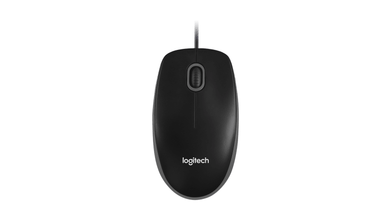 Logitech Wired Mouse B100 - Black official image 3