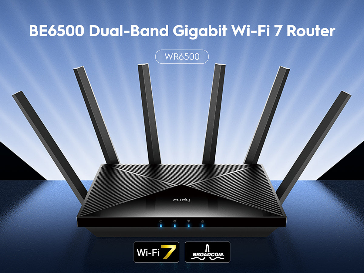 Cudy WR6500 - BE6500 Gigabit Dual Band Wi-Fi 7 Router