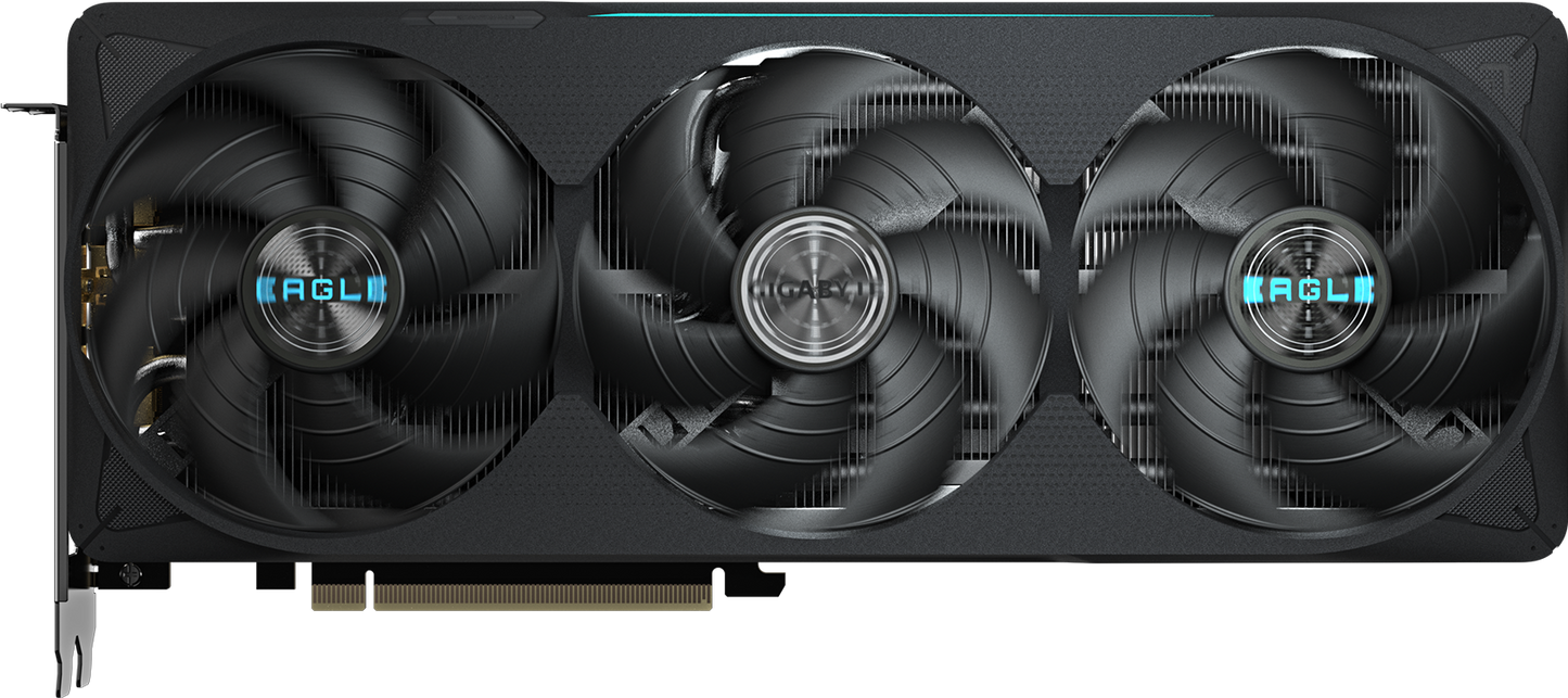 GIGABYTE GeForce RTX 5070 Ti EAGLE OC SFF 16G angled view