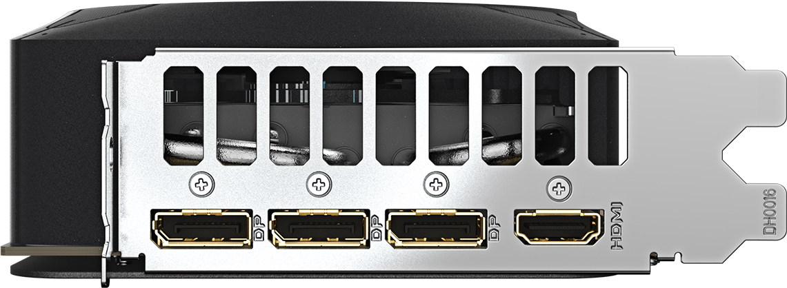 GIGABYTE GeForce RTX 5070 Ti EAGLE OC SFF 16G backplate view