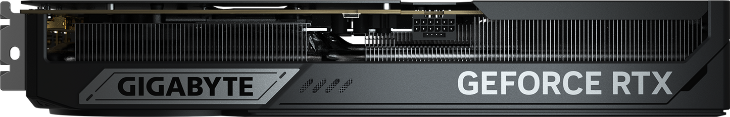 GIGABYTE GeForce RTX 5070 Ti WINDFORCE OC SFF 16G backplate view