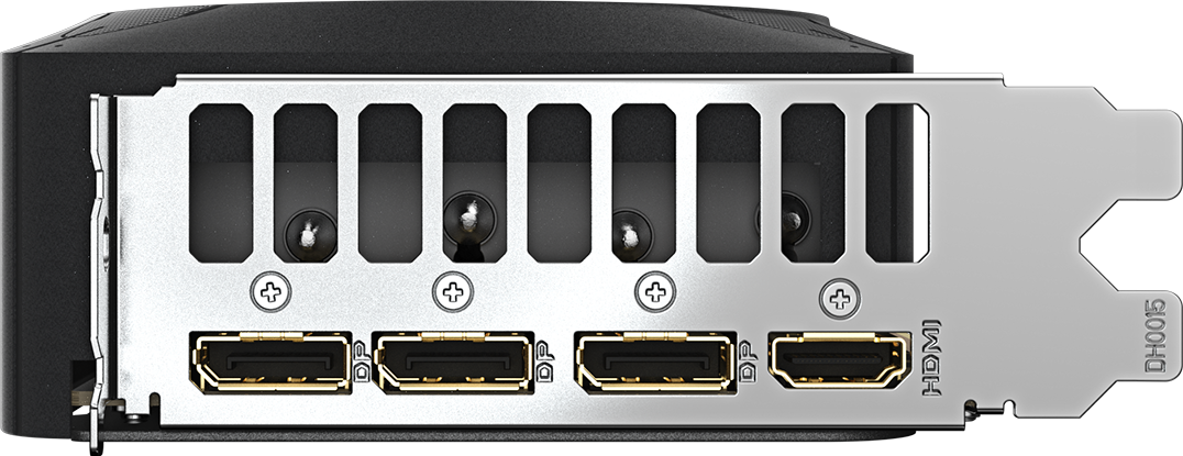 GIGABYTE GeForce RTX 5070 EAGLE OC SFF 12G backplate view