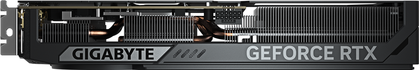 GIGABYTE GeForce RTX 5070 WINDFORCE OC SFF 12G backplate view