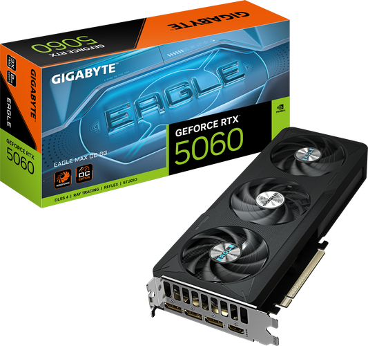 GIGABYTE GeForce RTX 5060 EAGLE MAX OC 8G front view