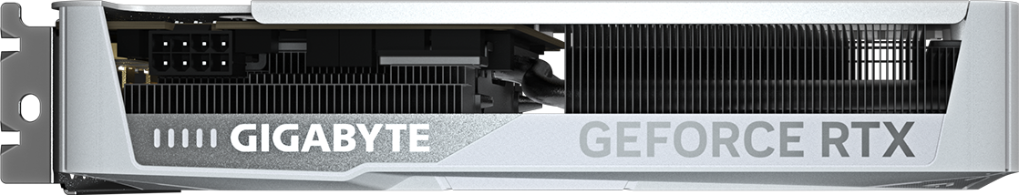 GIGABYTE GeForce RTX 5060 EAGLE OC ICE 8G backplate view