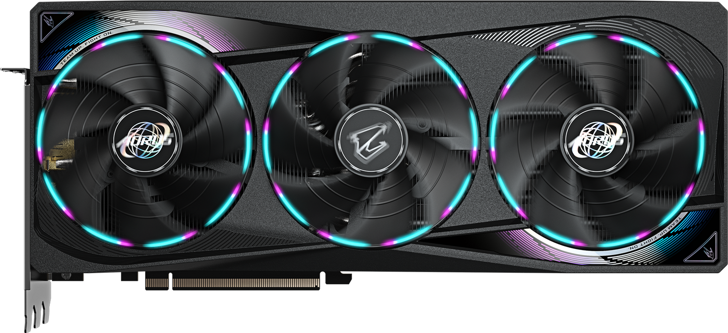 AORUS GeForce RTX 5070 MASTER 12G rear view