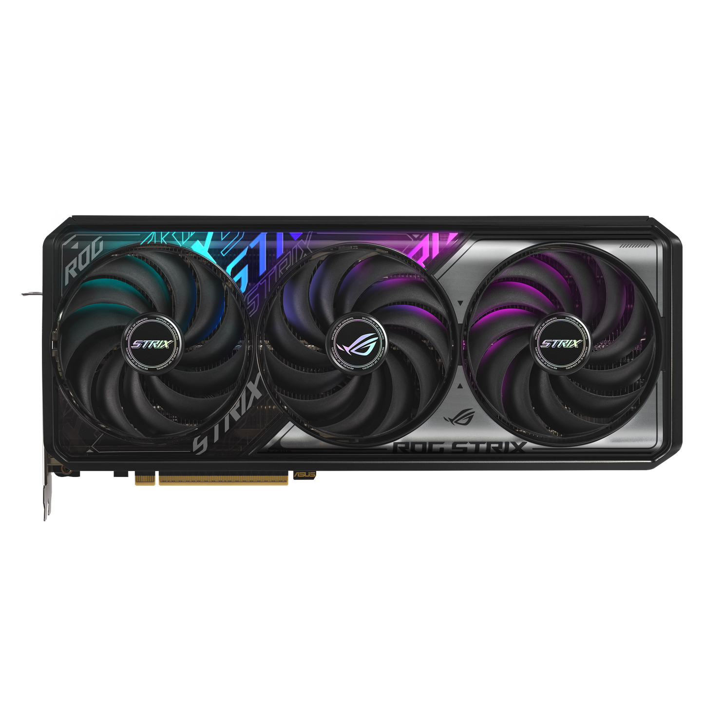 ASUS ROG Strix GeForce RTX 5070 Ti 16GB graphics card rear view