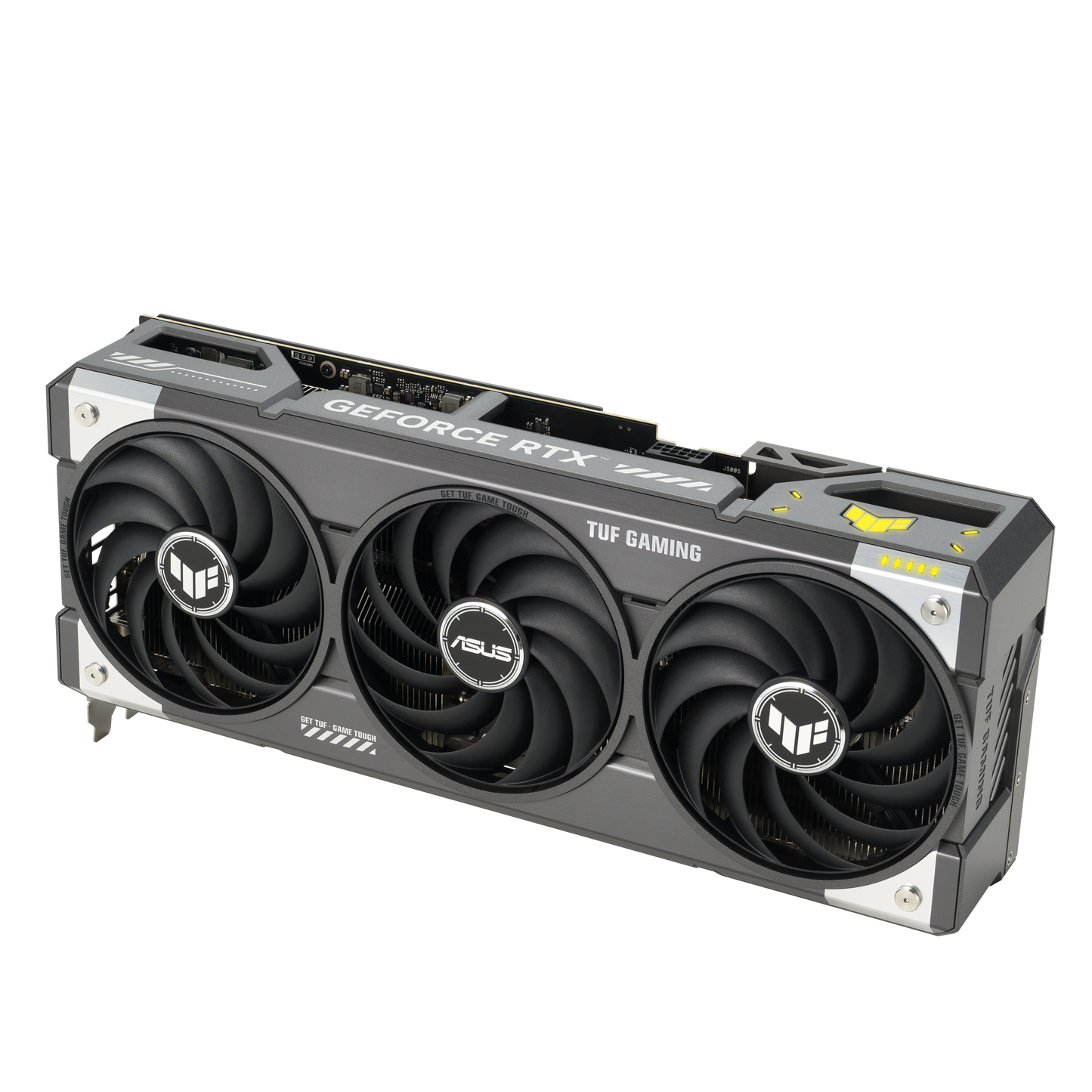 ASUS TUF Gaming RTX 5070 Ti OC graphics card rear view