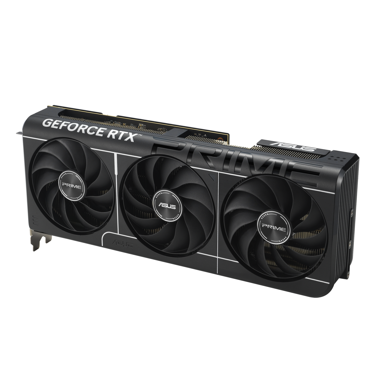 ASUS Prime RTX 5070 Ti OC graphics card rear view