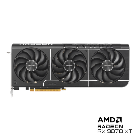 ASUS Prime Radeon RX 9070 XT OC graphics card product view