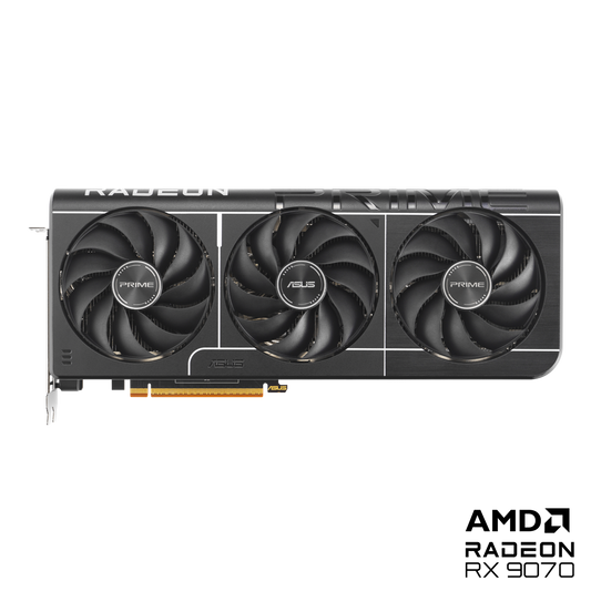 ASUS Prime Radeon RX 9070 OC graphics card product view
