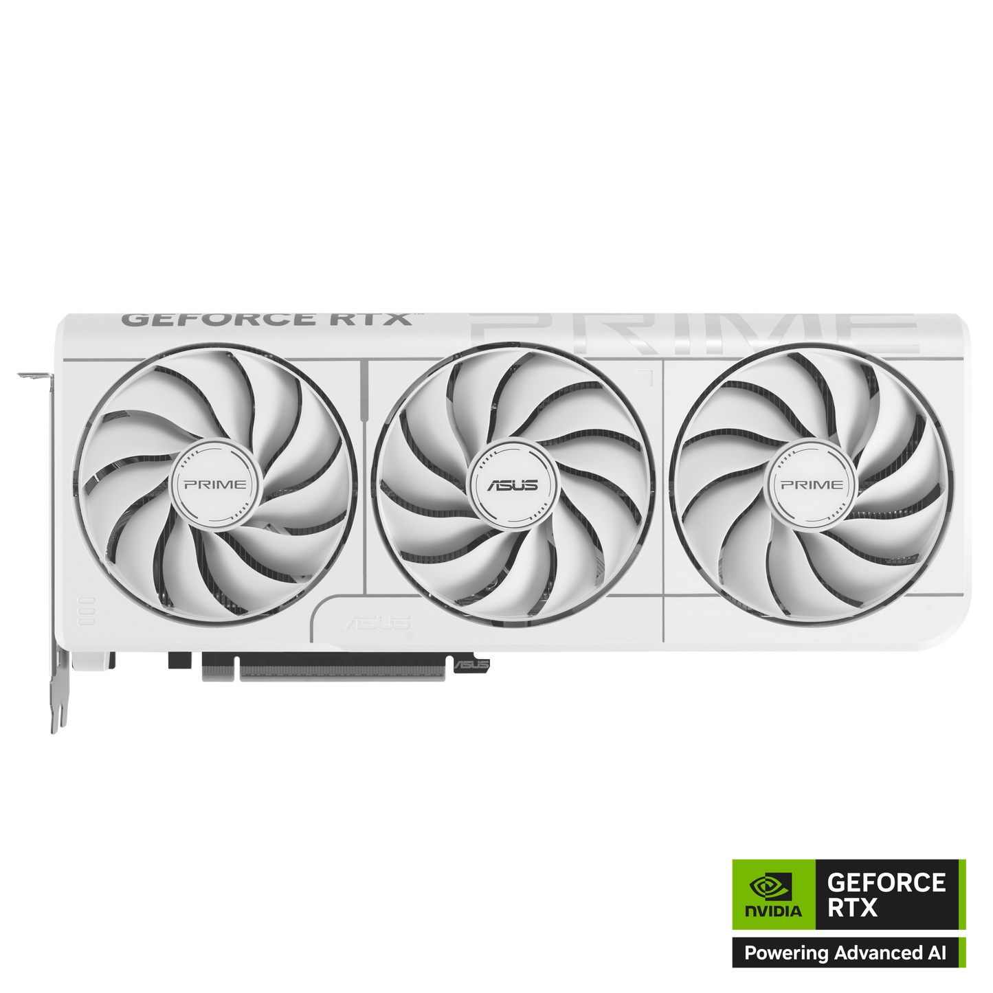 ASUS Prime RTX 5070 White OC graphics card product view