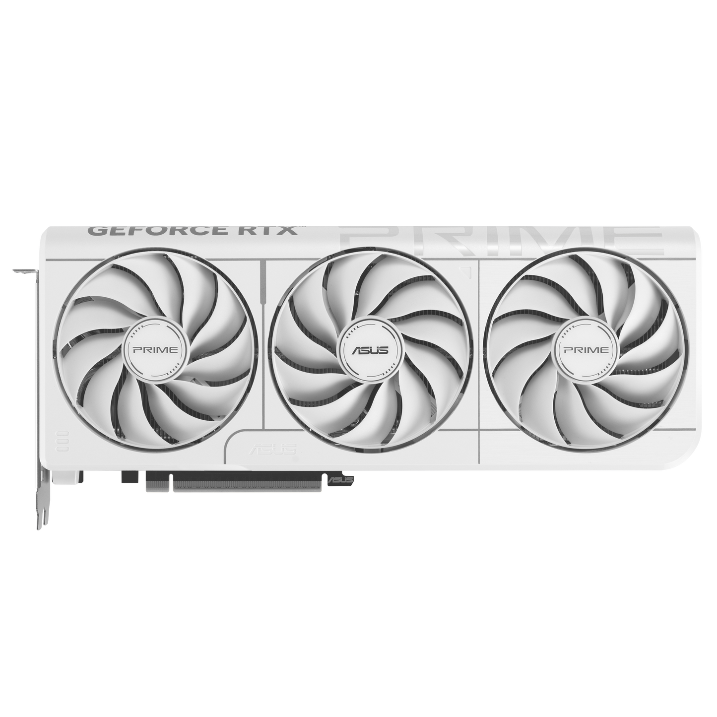 ASUS Prime RTX 5070 White OC graphics card alternate view