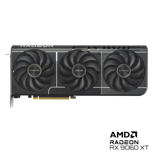 ASUS Prime Radeon RX 9060 XT OC graphics card product view