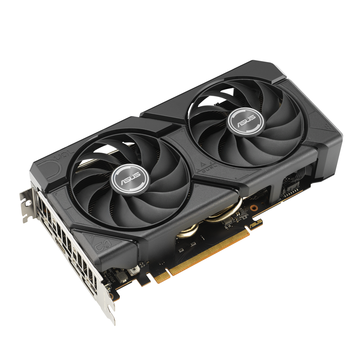 ASUS Dual Radeon RX 7600 EVO OC graphics card alternate view