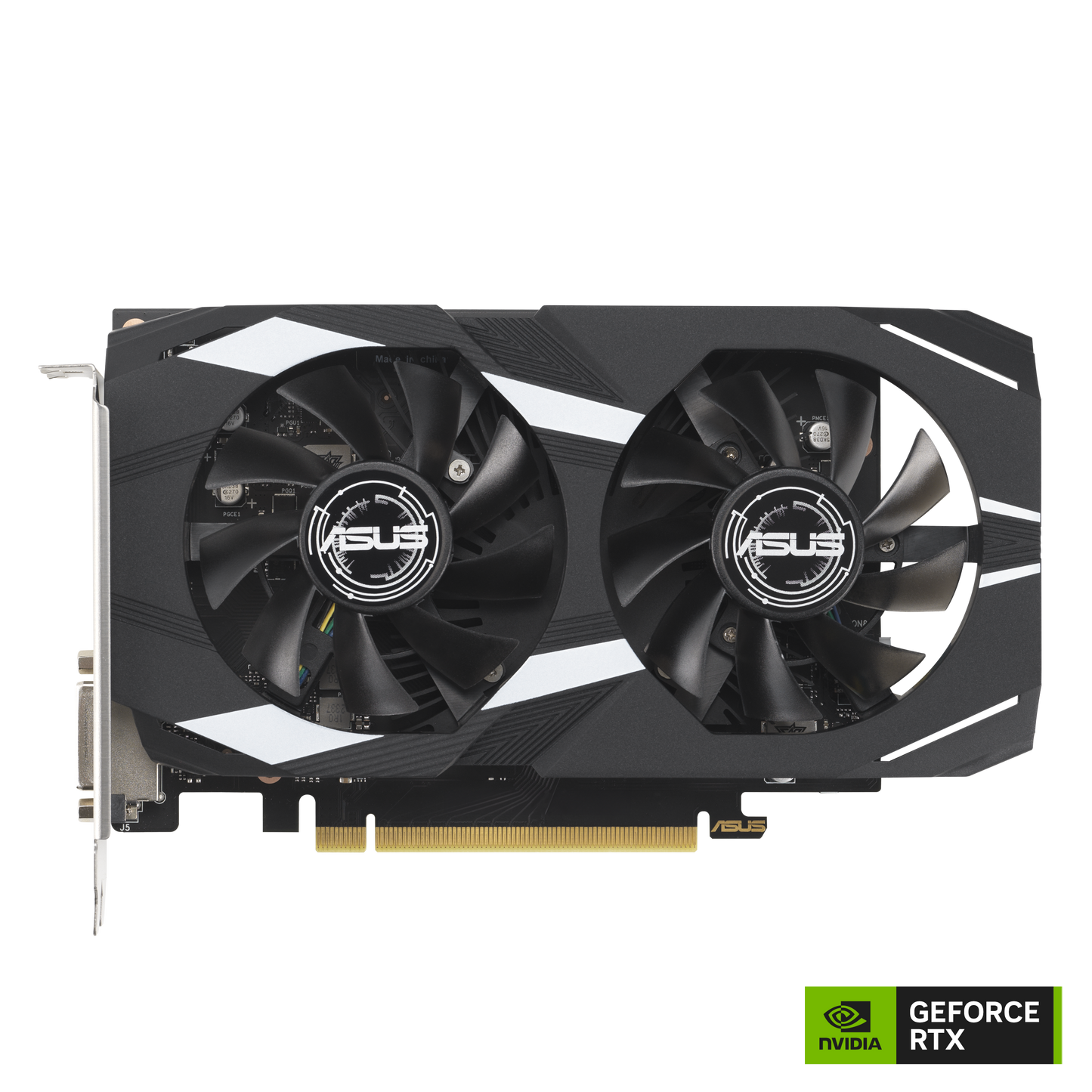 ASUS Dual RTX 3050 6GB OC graphics card product view
