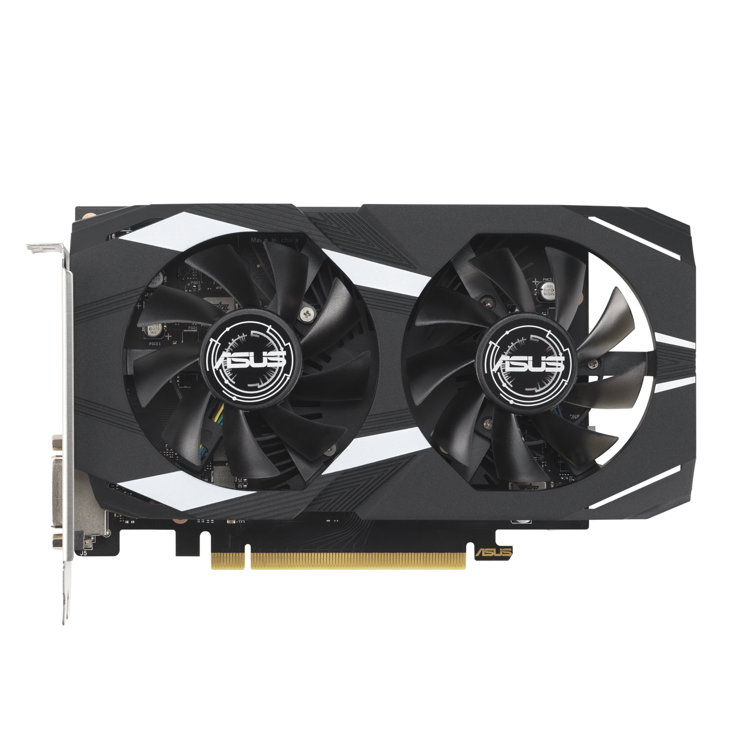 ASUS Dual RTX 3050 6GB OC graphics card alternate view