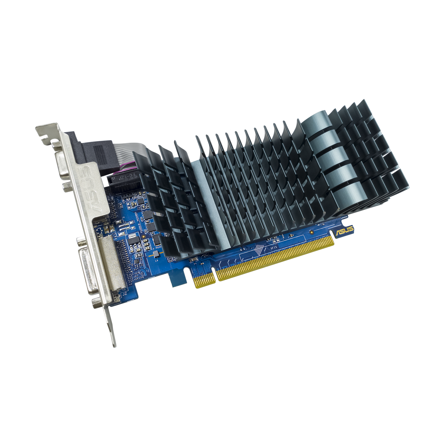 ASUS GeForce GT 710 2GB EVO graphics card rear view