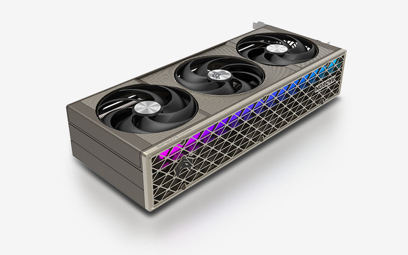 SAPPHIRE NITRO+ RX 9070 XT backplate view