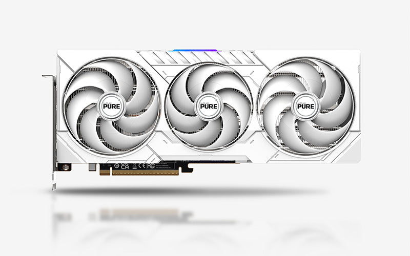 SAPPHIRE PURE RX 9070 XT front view