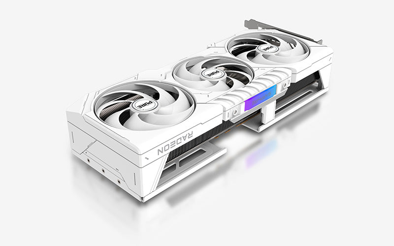 SAPPHIRE PURE RX 9070 XT backplate view