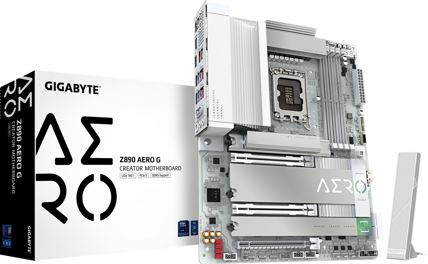 GIGABYTE Z890 AERO G motherboard product view