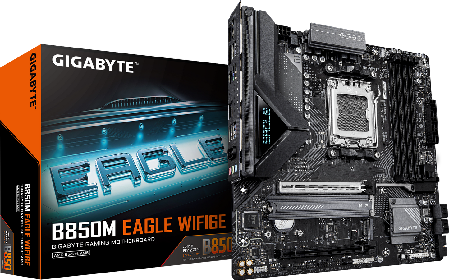 GIGABYTE B850M EAGLE WIFI6E motherboard product view