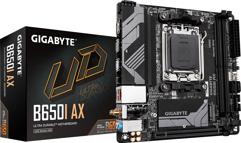GIGABYTE B650I AX motherboard product view